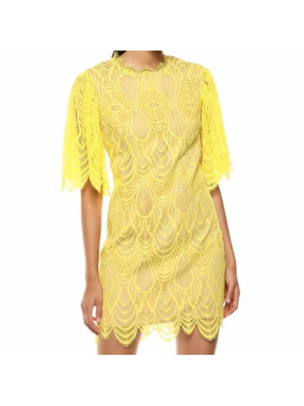 Dress the Population Toni Dress in Dandelion | Size Small